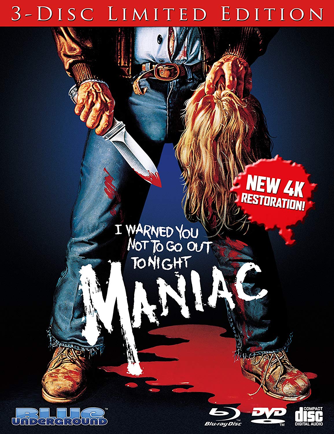 globe「maniac」告知ポスター MANIAC William Lustig's infamous slasher - free on YouTube