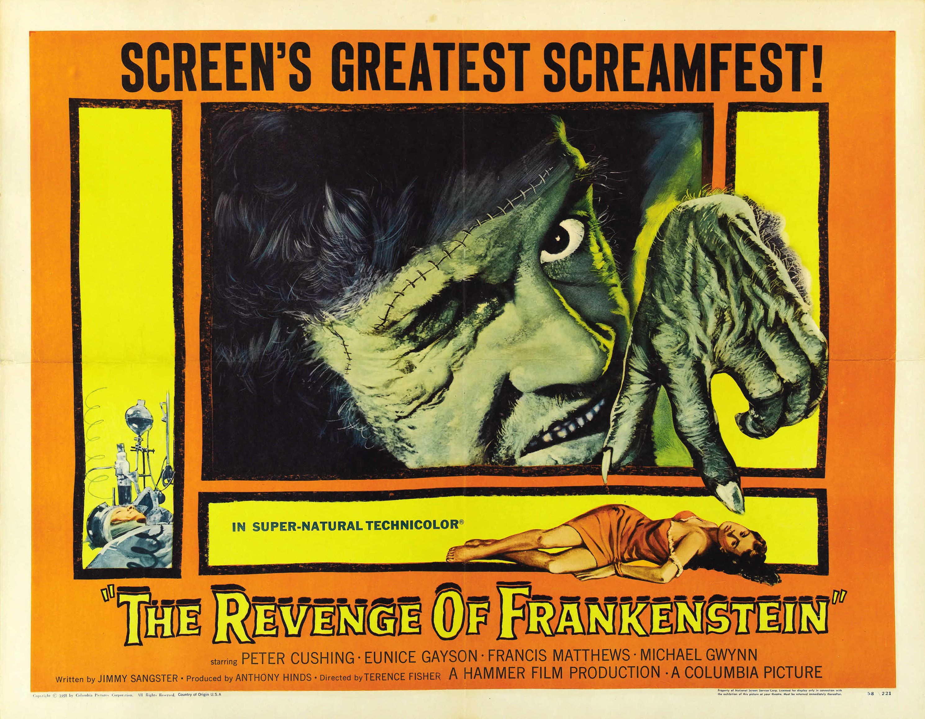 THE REVENGE OF FRANKENSTEIN (1958) Reviews and overview MOVIES and MANIA