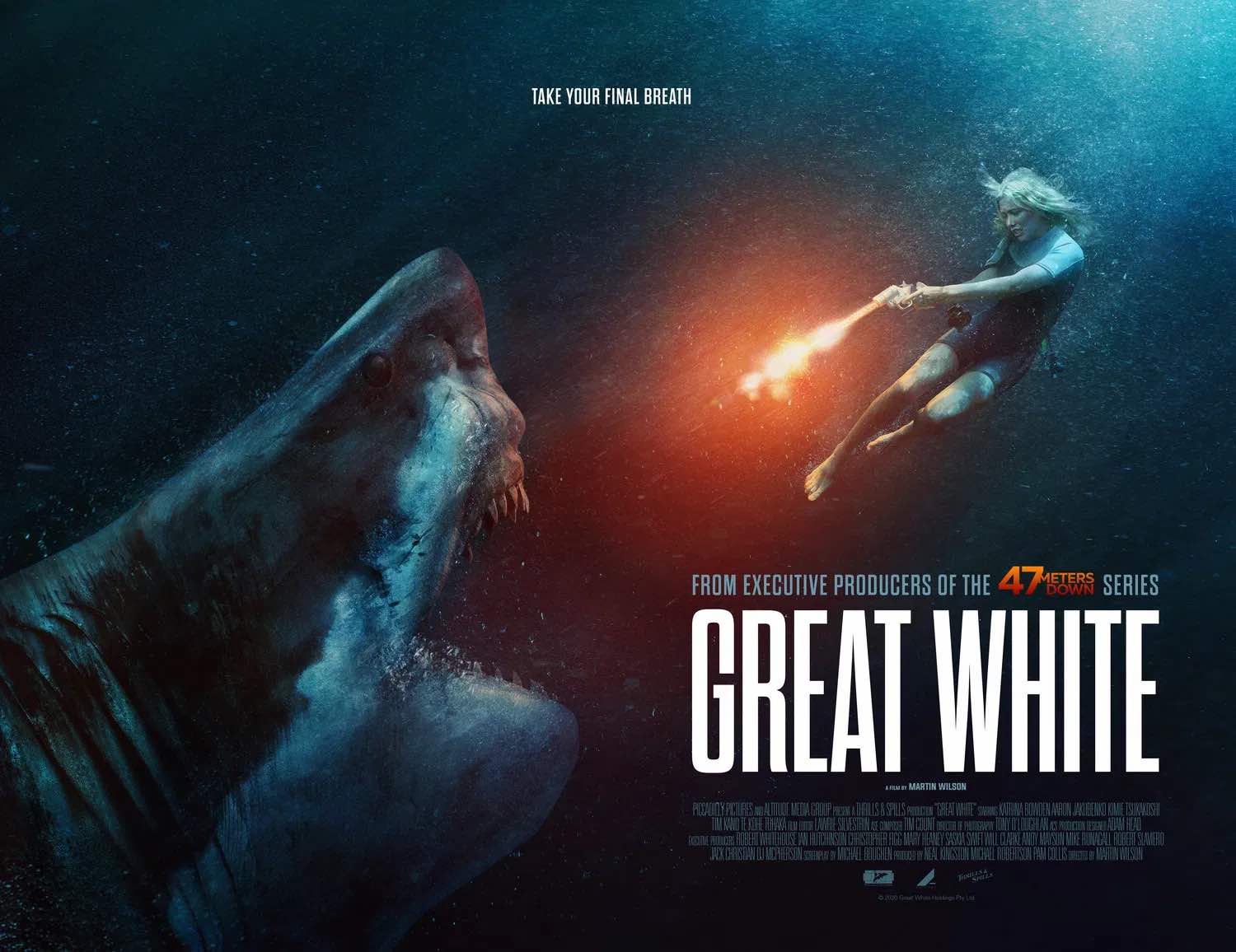 Great White 2021 Reviews Plus New Trailer And Shudder Release News - Movies And Mania
