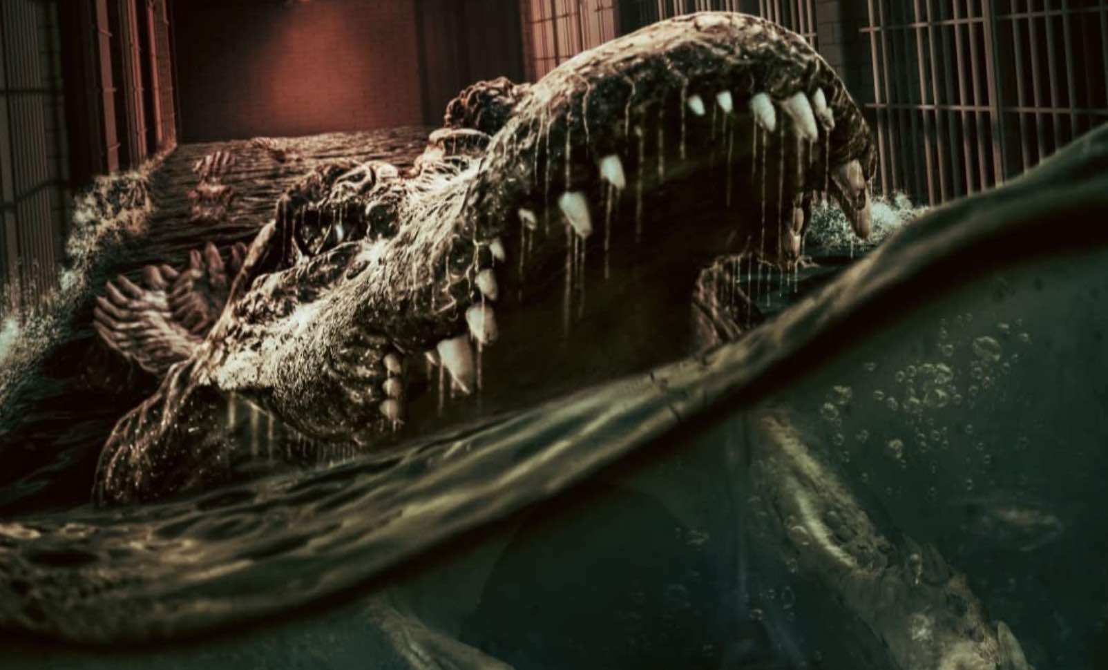 THE FLOOD (2023) Reviews of alligators in prison movie plus trailer
