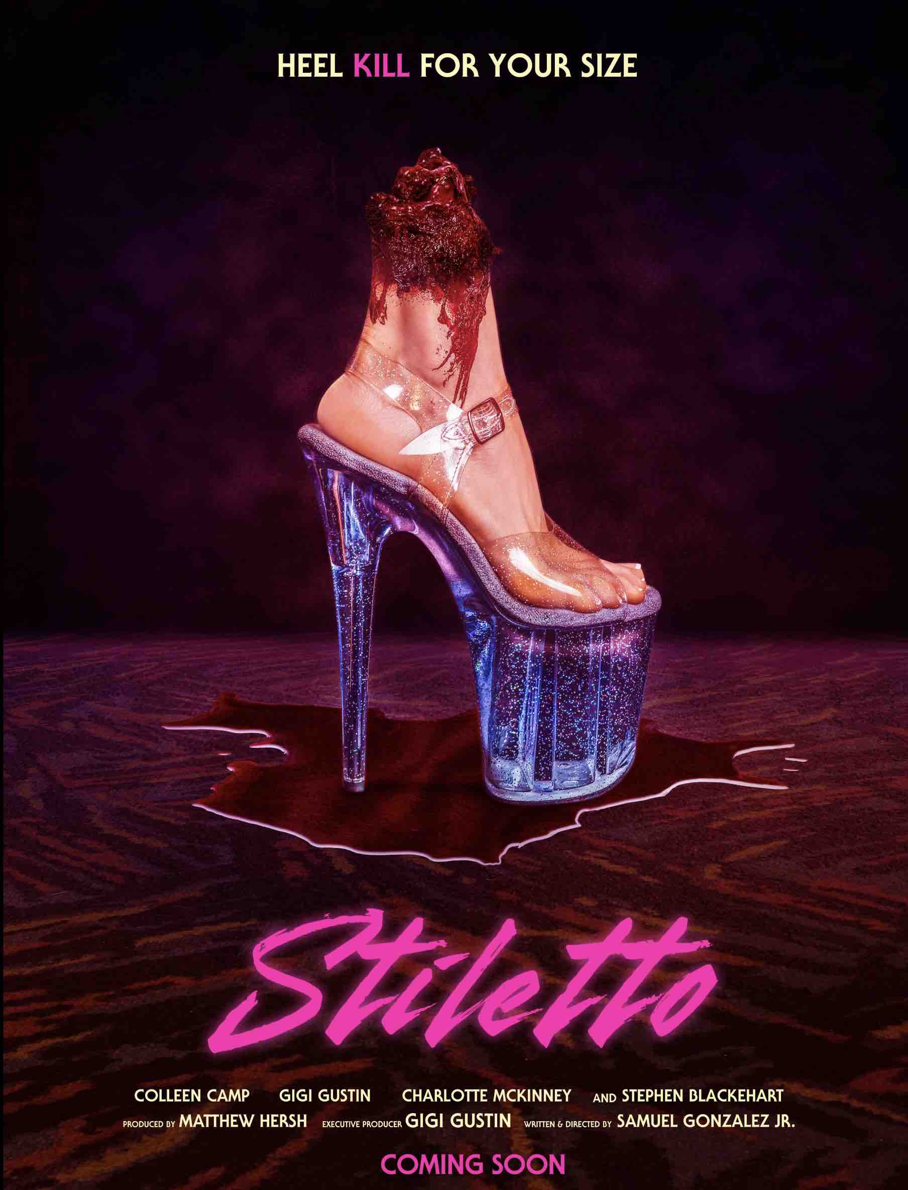 Stiletto slasher horror movie film 2024 poster